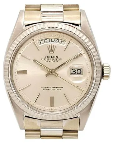 Rolex Day-Date 36 18039 36mm White gold Silver