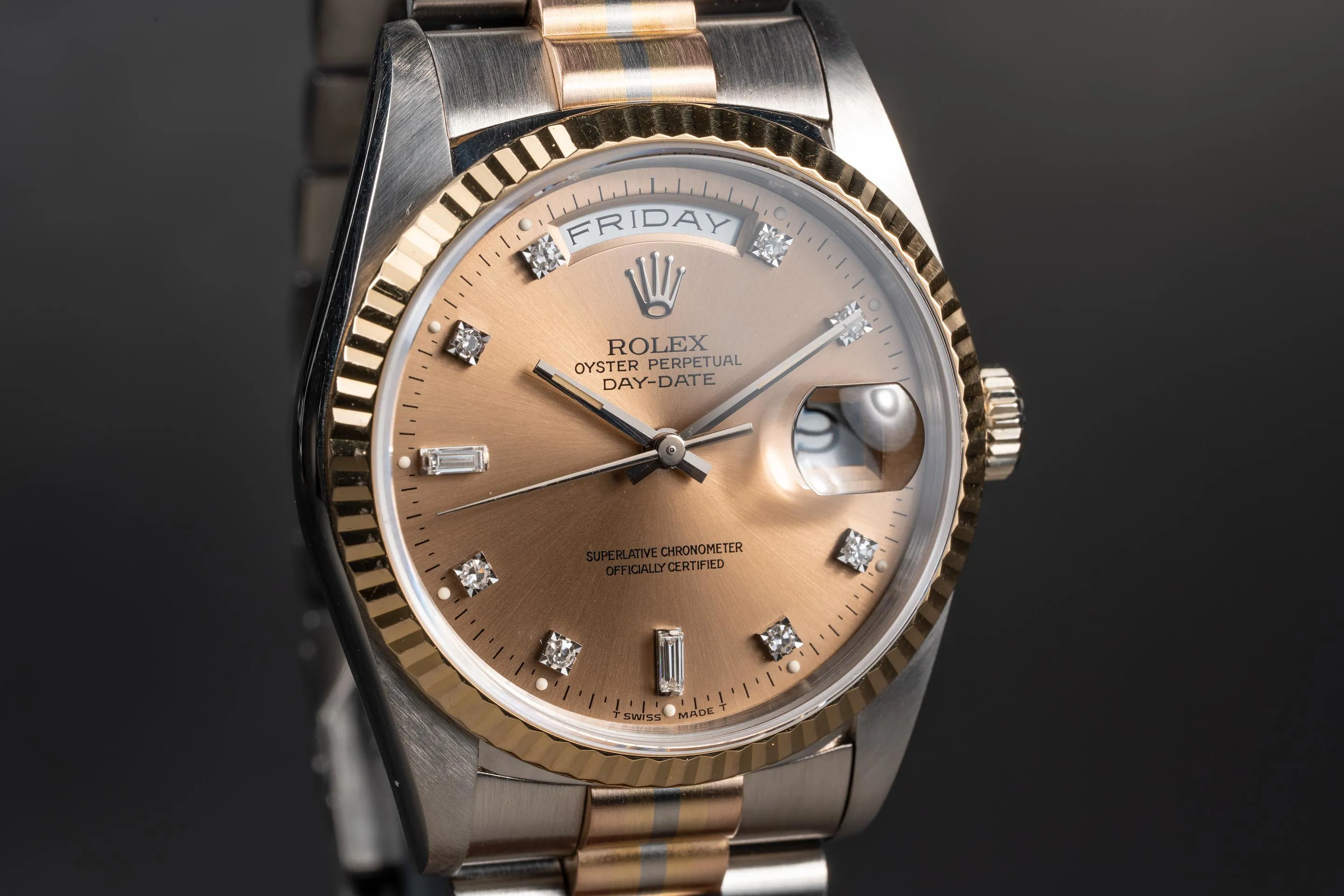 Rolex Day-Date 36 18239 White gold Salmon 1