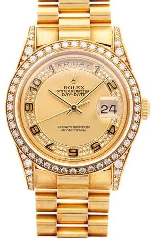 Rolex Day-Date 36 18388 36mm Yellow gold Champagne