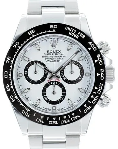 Rolex Daytona 116500LN 40mm Stainless steel White