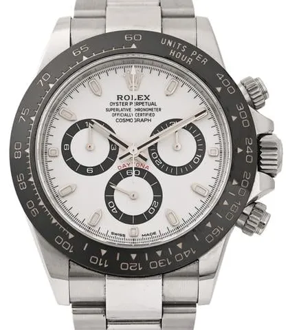 Rolex Daytona 116500LN 40mm Stainless steel White