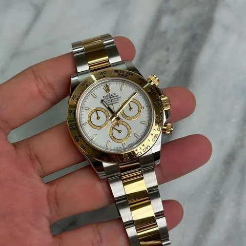 Rolex Daytona 126503 40mm Yellow gold and Stainless steel White