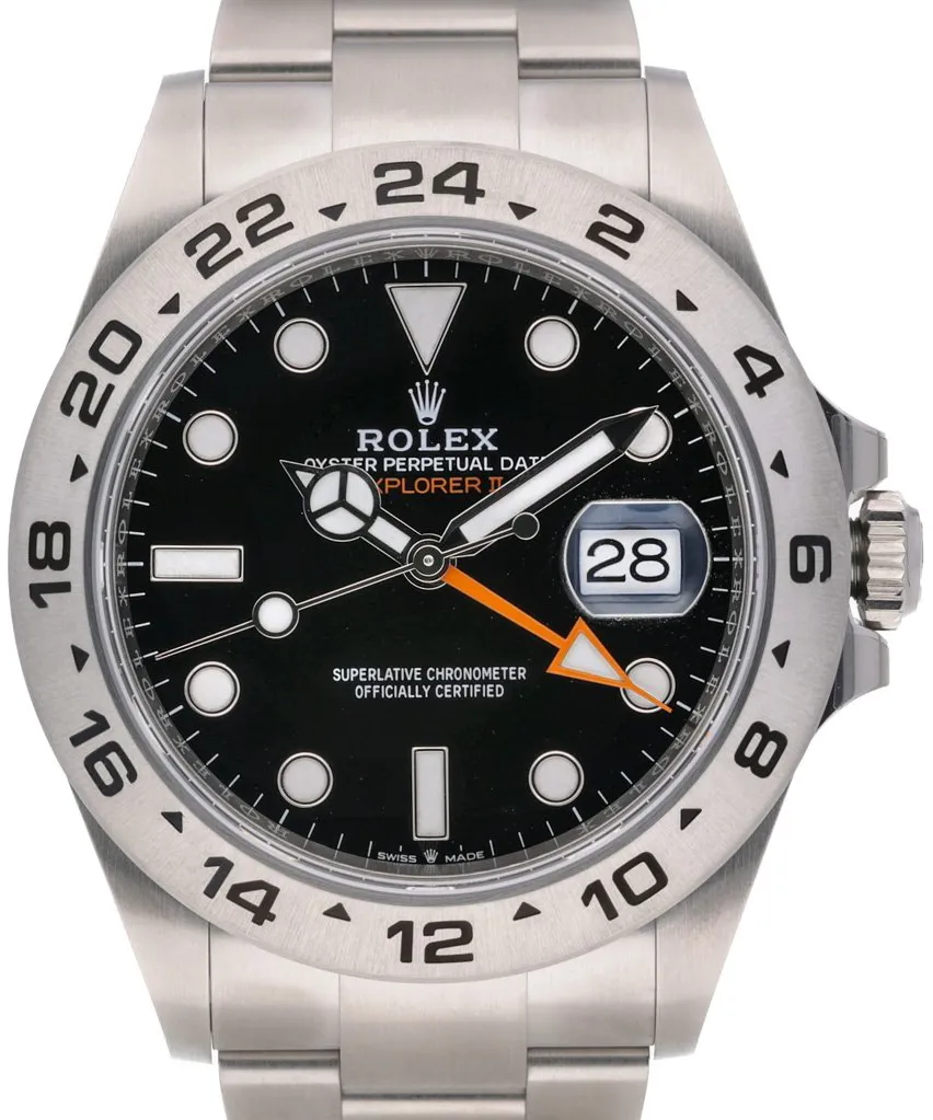 Rolex Explorer II 226570 42mm Oystersteel Black