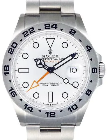 Rolex Explorer II 226570 42mm Stainless steel White