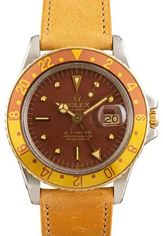 Rolex GMT-Master 1675 40mm Stainless steel Brown