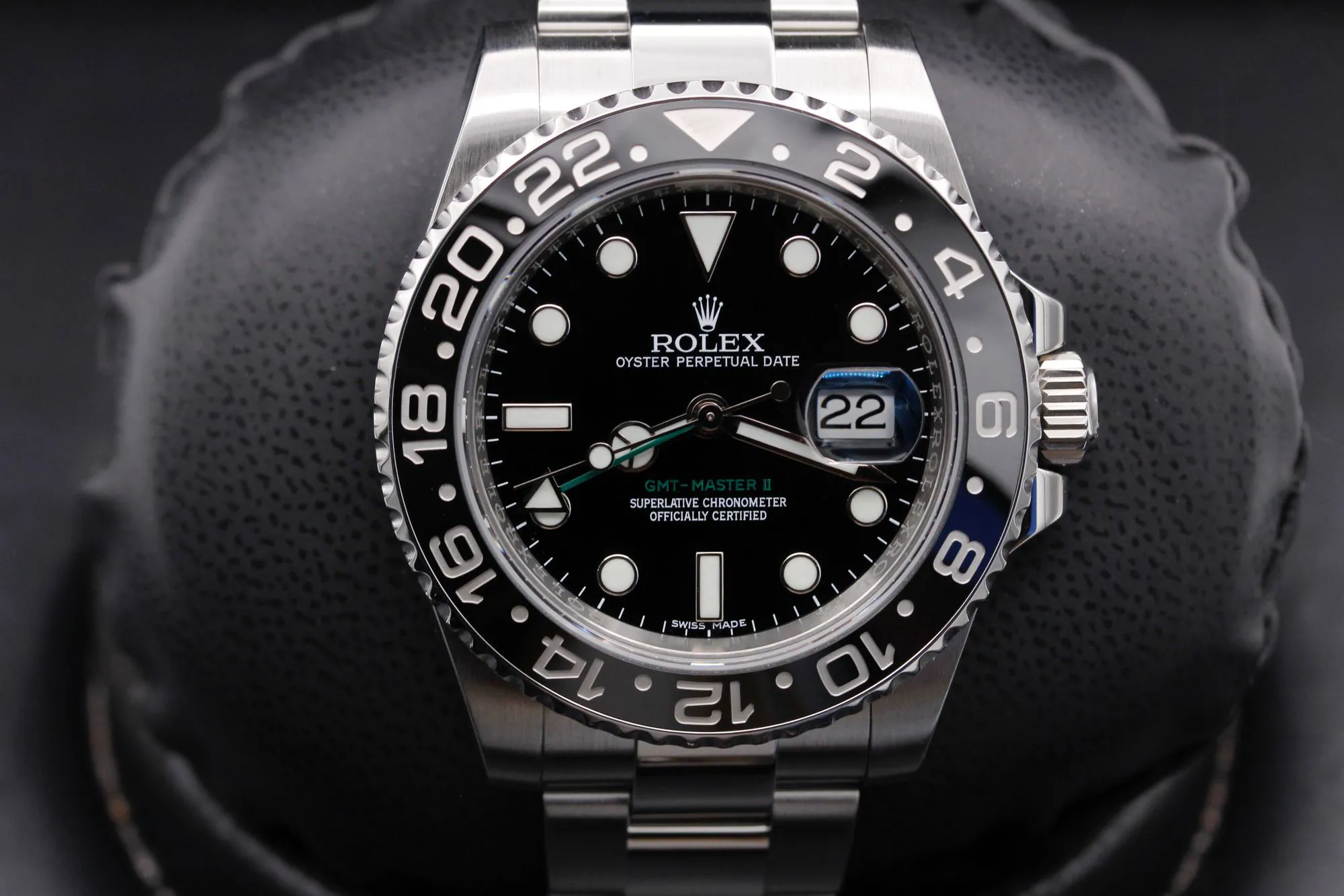 Rolex GMT-Master II 116710LN 40mm Stainless steel Black