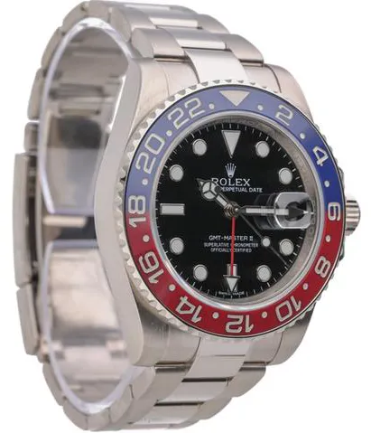 Rolex GMT-Master II 116719BLRO 40mm White gold Black 4