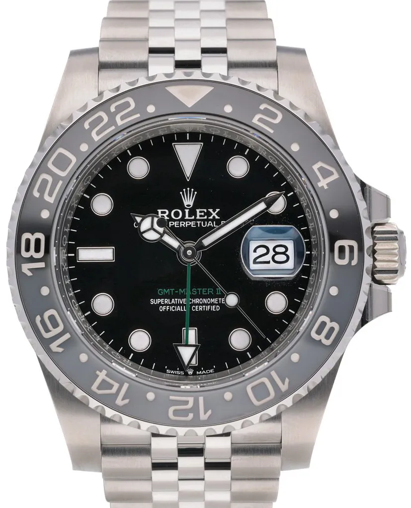 Rolex GMT-Master II 126710GRNR 40mm Oystersteel Black