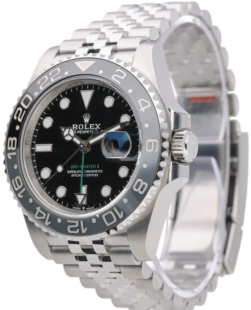 Rolex GMT-Master II 126710GRNR 40mm Oystersteel Black 3