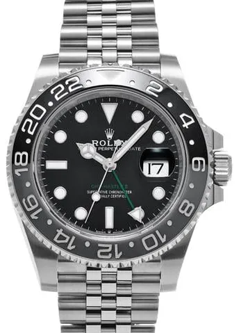 Rolex GMT-Master II 126710GRNR 40mm Stainless steel Black