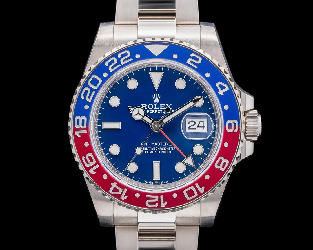 Rolex GMT-Master II 126719BLRO 40mm White gold Blue