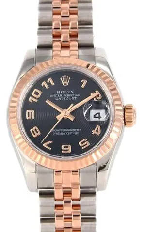 Rolex Lady-Datejust 179171 26mm Rose gold Black