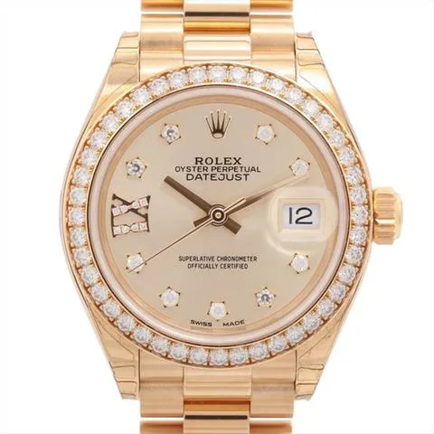 Rolex Lady-Datejust 279138RBR 27mm Yellow gold