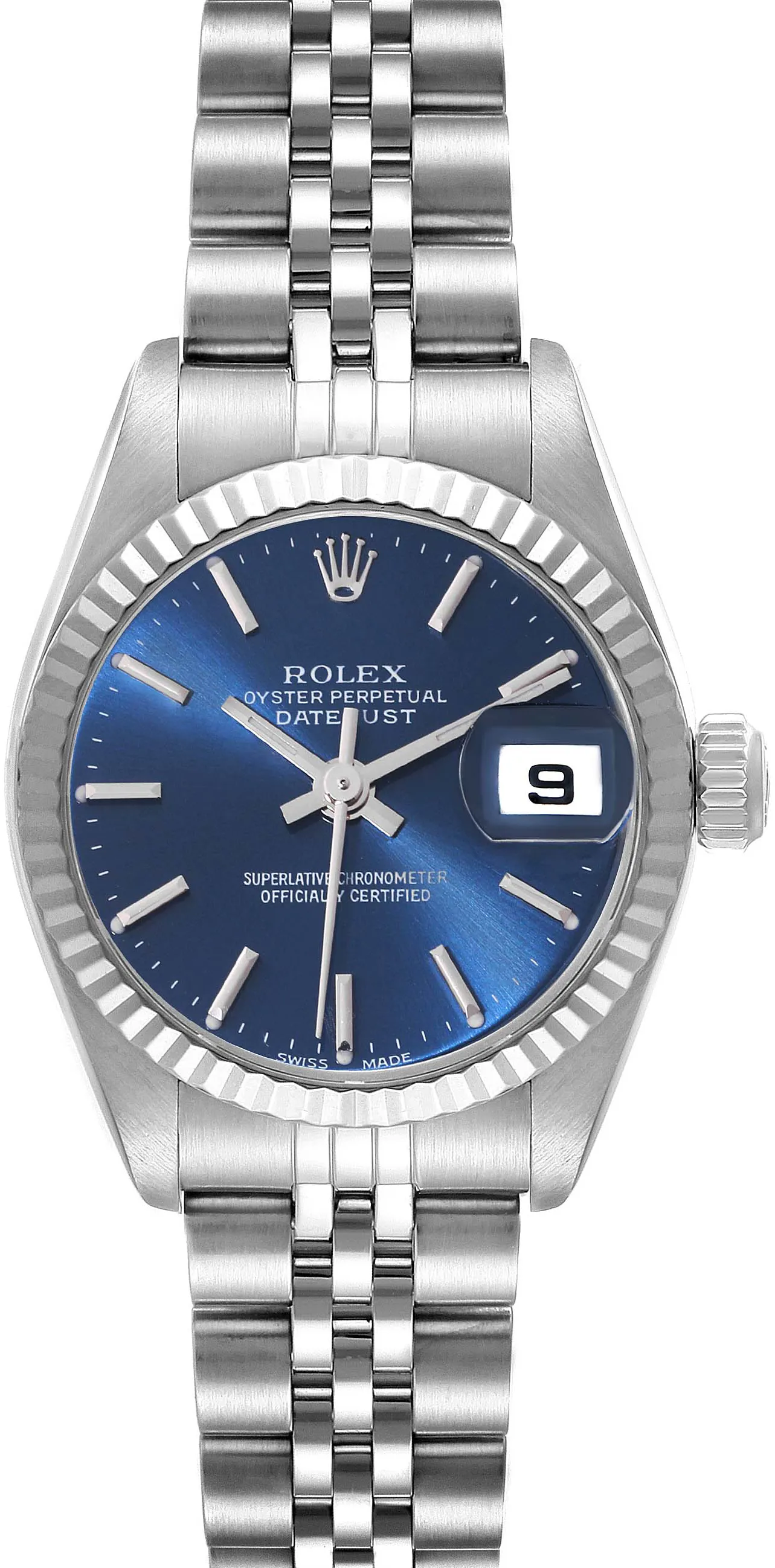 Rolex Lady-Datejust 79174 26mm Stainless steel Blue