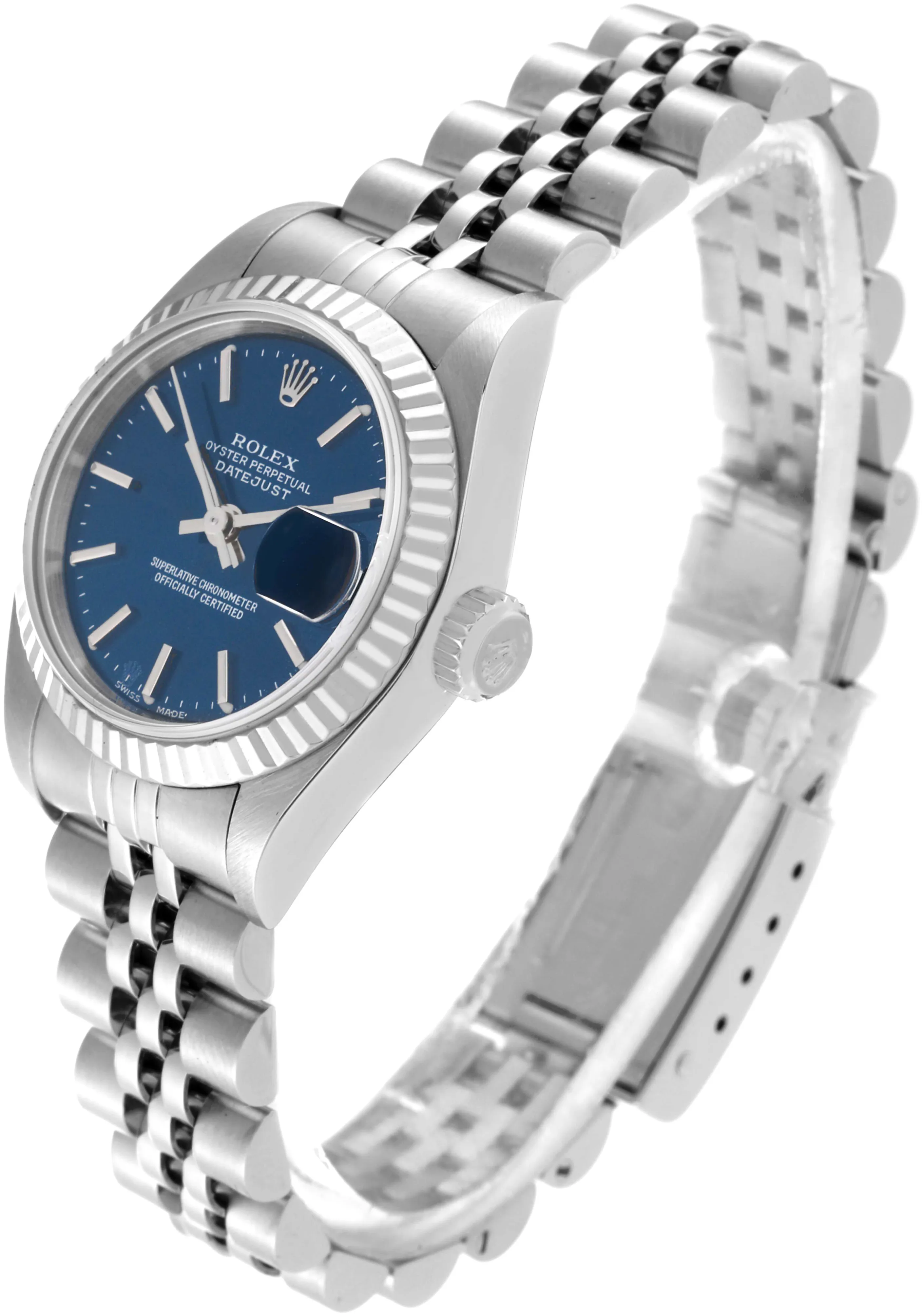 Rolex Lady-Datejust 79174 26mm Stainless steel Blue 3