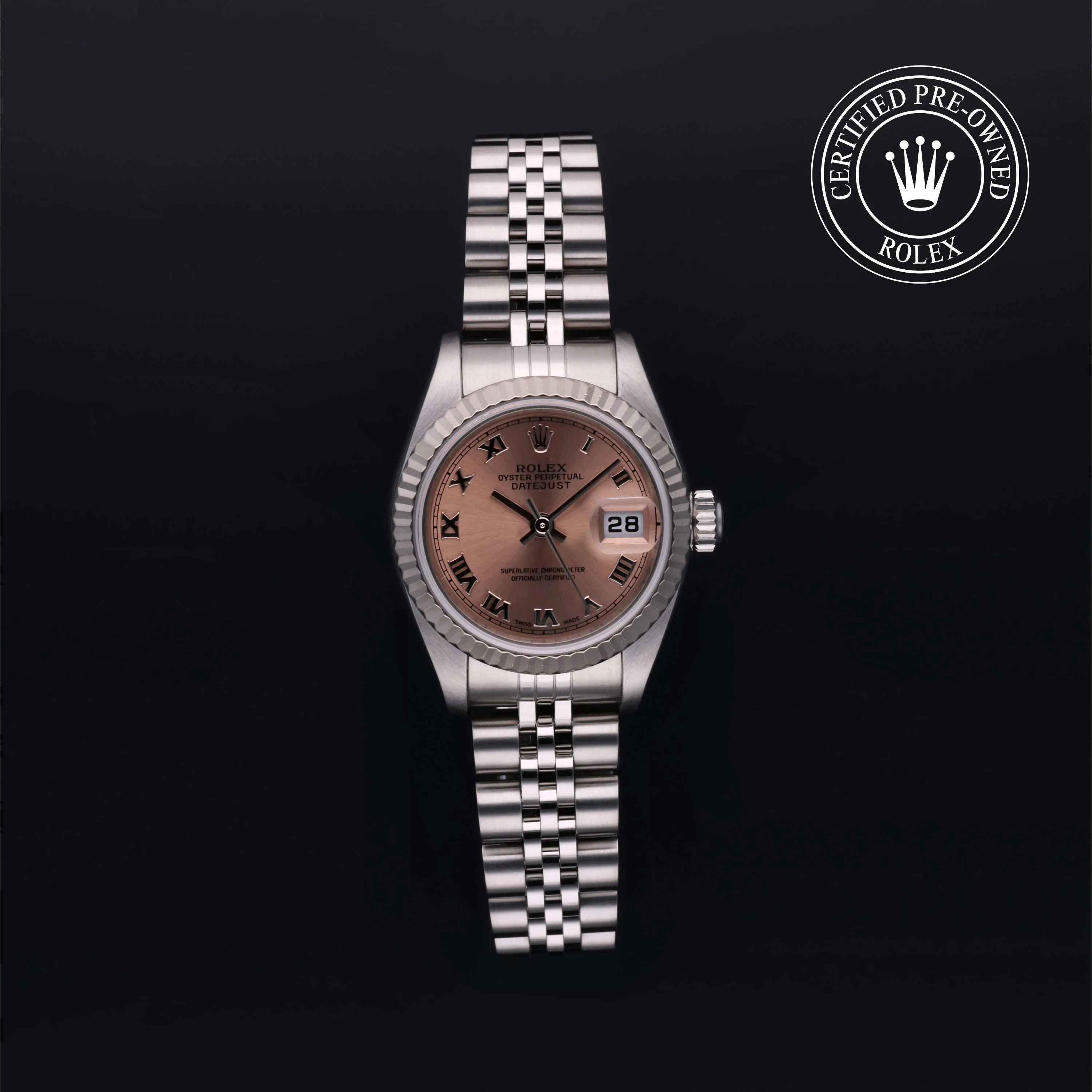 Rolex Lady-Datejust 79174 26mm Stainless steel Rose