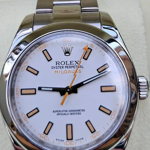 Rolex Milgauss 116400 40mm Stainless steel White 8