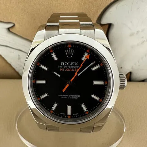 Rolex Milgauss 116400 40mm Stainless steel Black