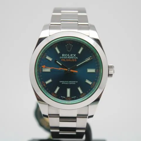 Rolex Milgauss 116400GV 40mm Stainless steel Blue