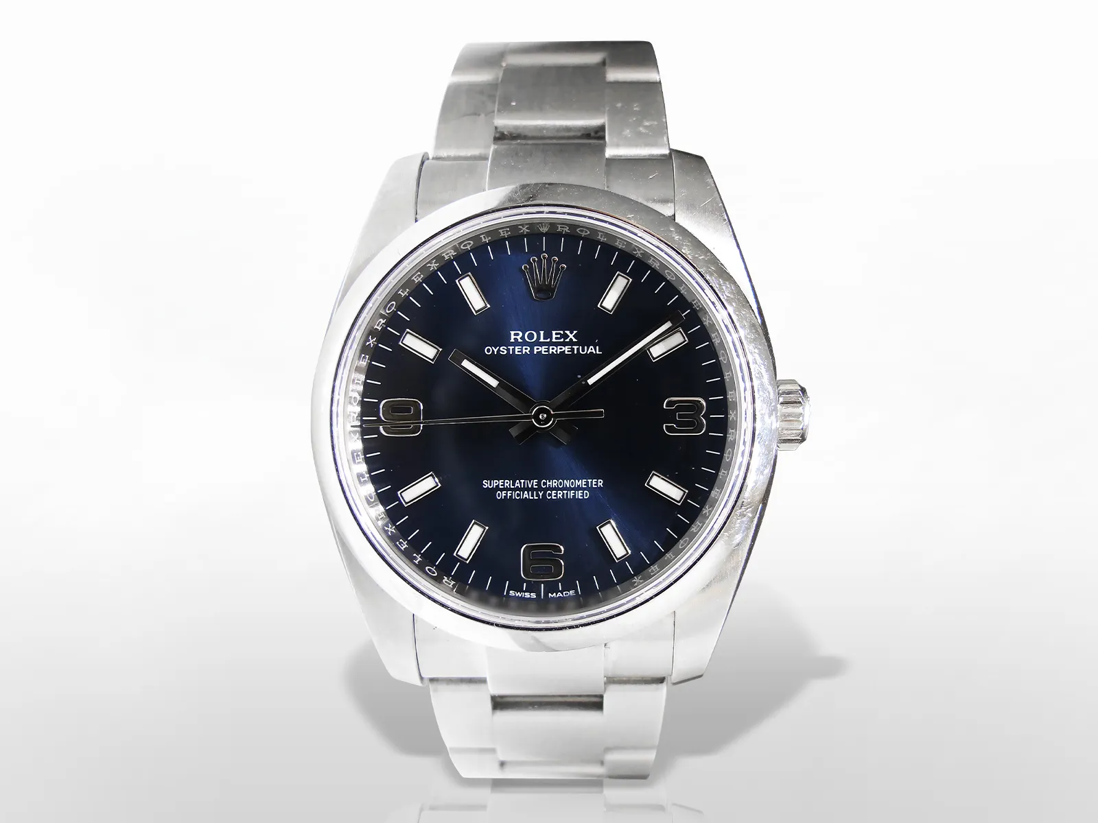 Rolex Oyster Perpetual 34 Stainless steel Blue