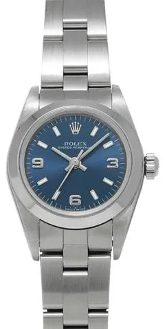 Rolex Oyster Perpetual 76080 24mm Stainless steel Blue