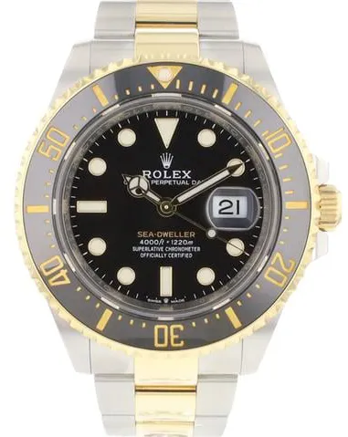 Rolex Sea-Dweller 126603 43mm Yellow gold and Stainless steel Black