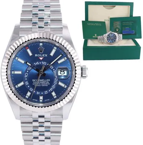 Rolex Sky-Dweller 326934 42mm Stainless steel Blue