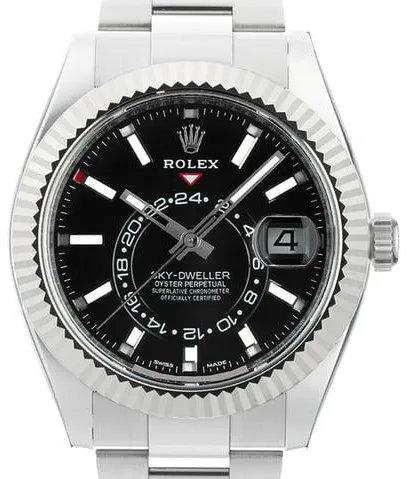 Rolex Sky-Dweller 326934 42mm Stainless steel Black