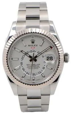 Rolex Sky-Dweller 326934 42mm Yellow gold and Stainless steel Silver