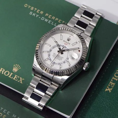 Rolex Sky-Dweller 326934 42mm Yellow gold and Stainless steel Silver 6