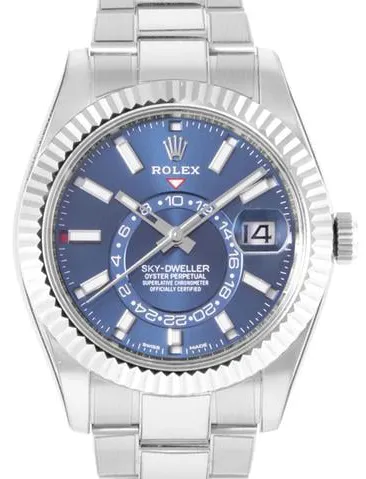 Rolex Sky-Dweller 326934 42mm Stainless steel Blue