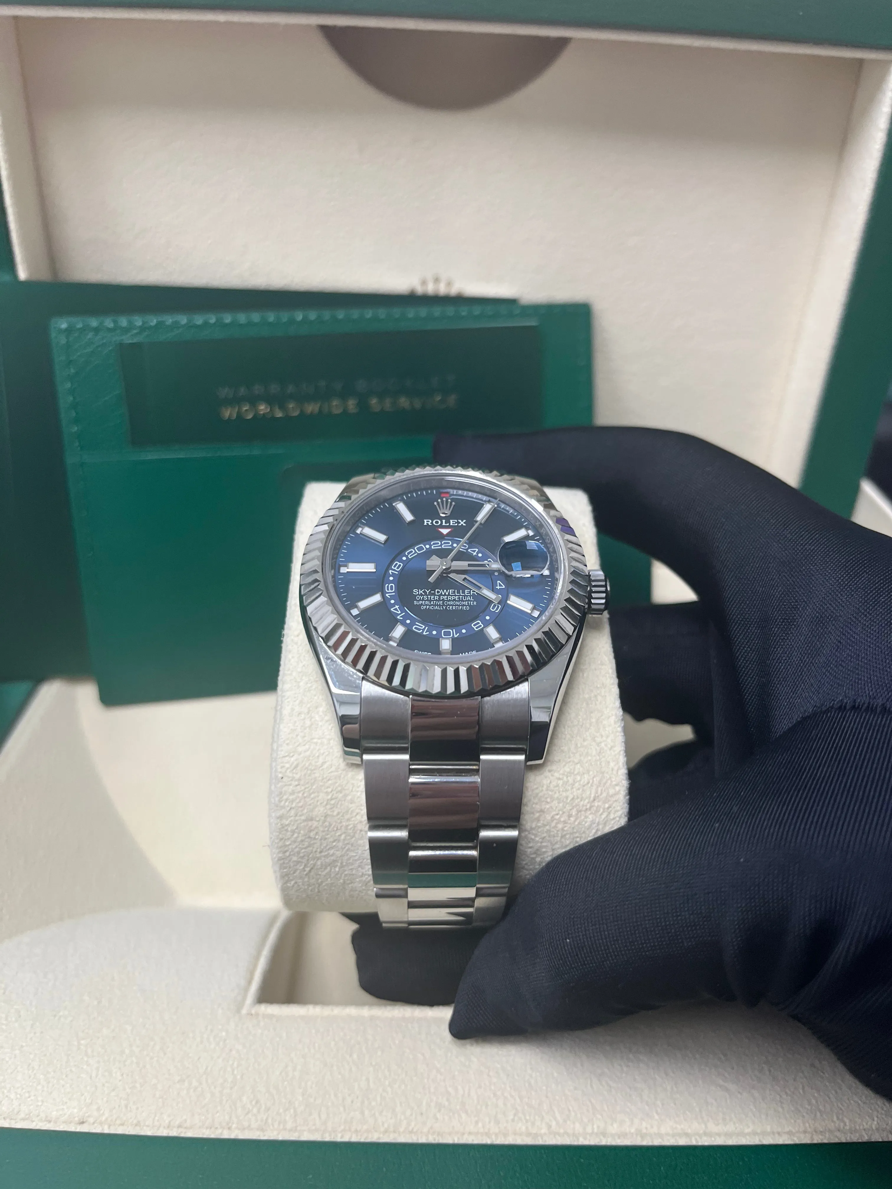 Rolex Sky-Dweller 326934 42mm Stainless steel Blue 6