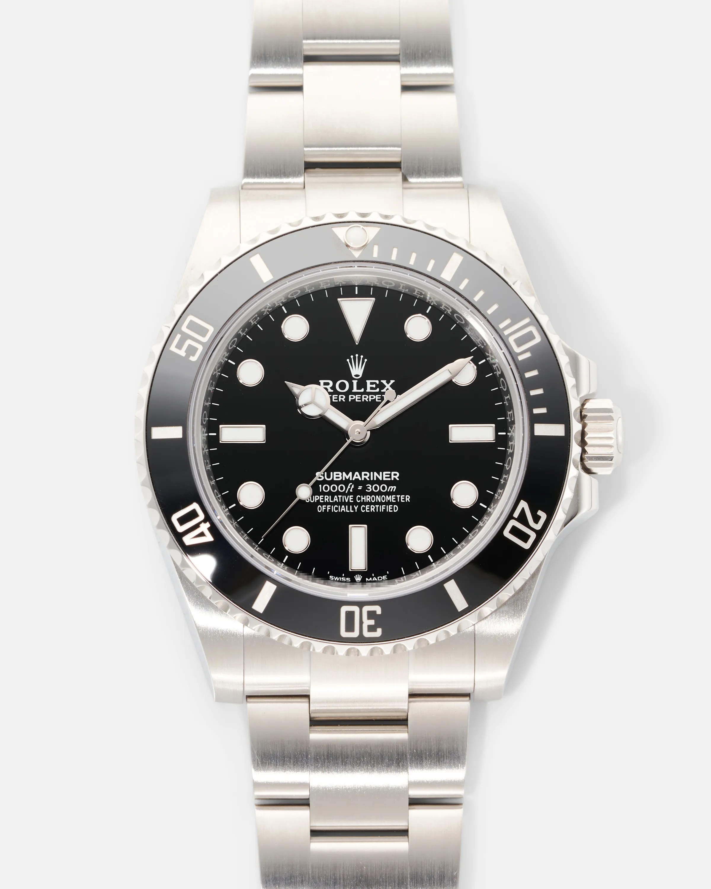 Rolex Submariner 124060-0001 41mm Oystersteel Black