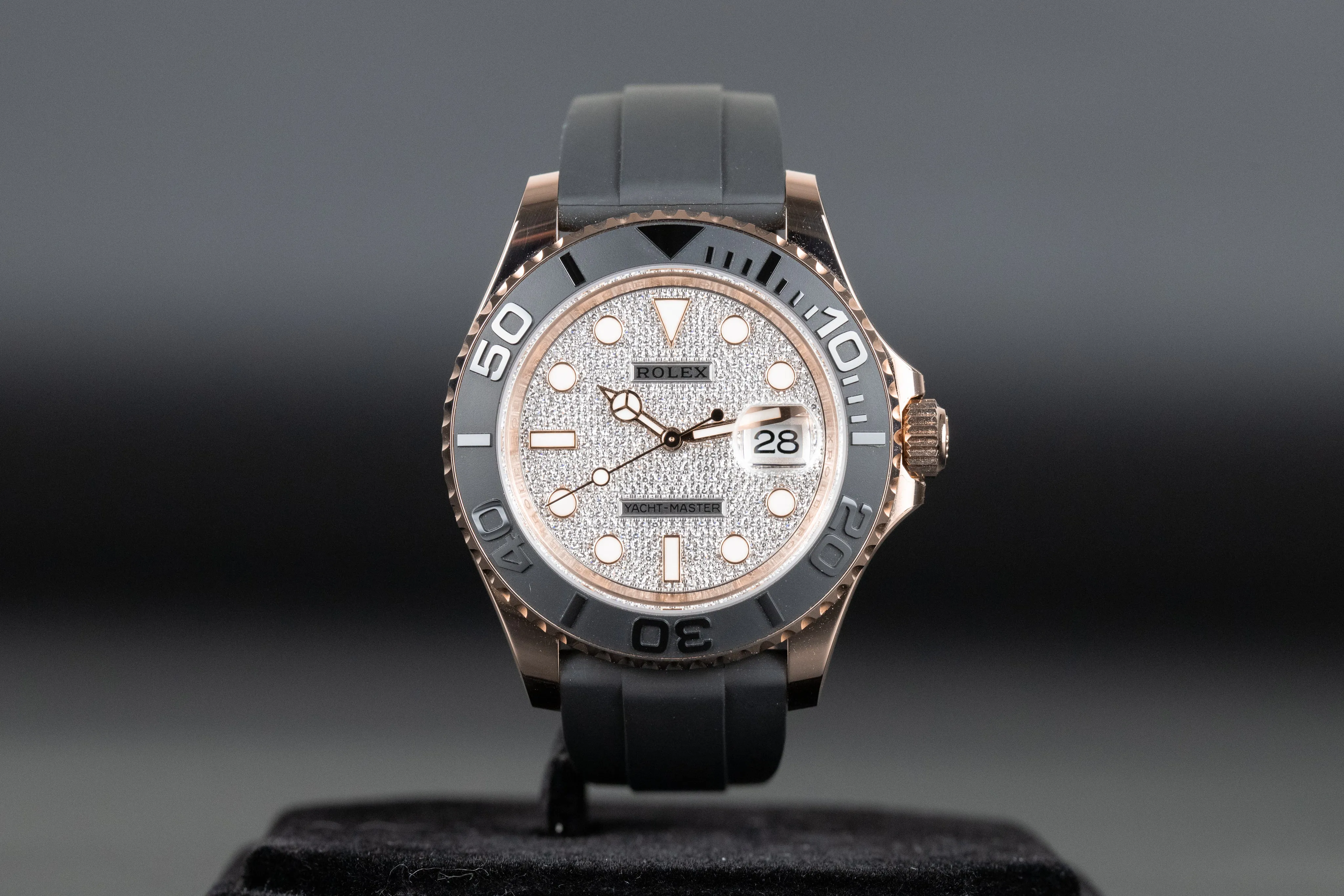 Rolex Yacht-Master 40 126655 40mm Rose gold Diamond