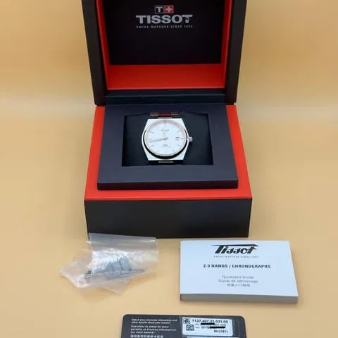 Tissot PRX Powermatic 80 T1374072103100 40mm Stainless steel Silver 2