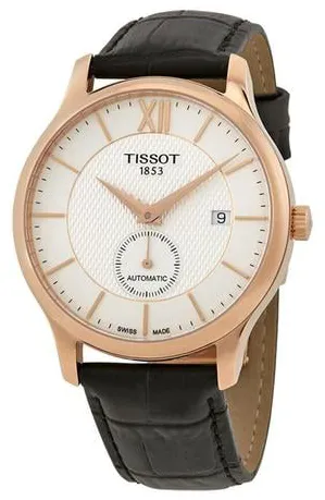 Tissot Tradition T063.428.36.038.00 40mm Yellow gold and Stainless steel Silver