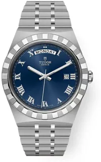 Tudor Royal M28600-0005 Stainless steel Blue Sunray-Finish Roman Numeral