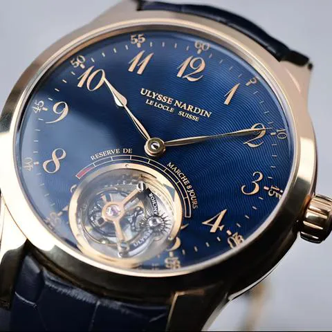 Ulysse Nardin Classic 1786-133/E3 44mm Rose gold Blue and Golden 3