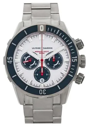 Ulysse Nardin Diver Chronograph 1503-170LE-0A-MON 44mm Titanium White