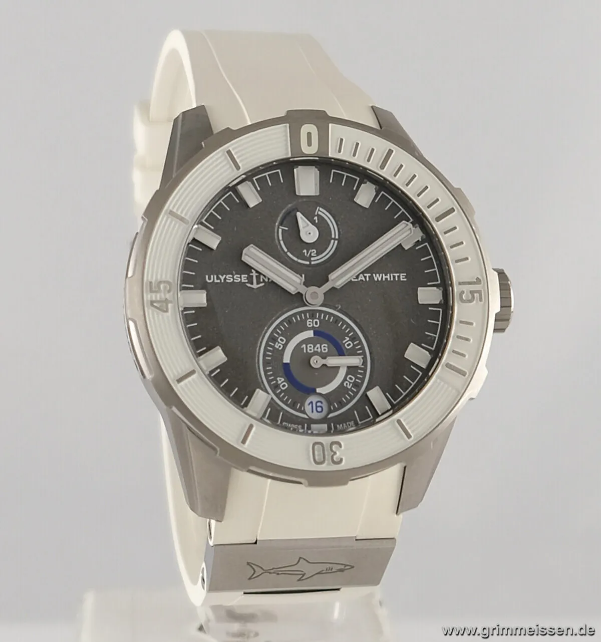 Ulysse Nardin Marine 1183-170LE-3/90-GW 44mm Titanium Gray