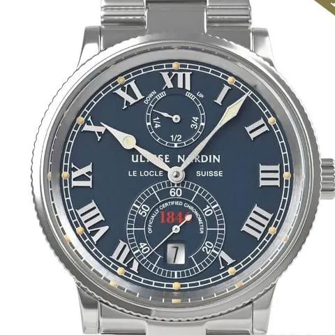 Ulysse Nardin Marine 263-22 38mm Stainless steel Blue 2