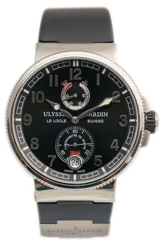 Ulysse Nardin Marine Chronometer Manufacture 1183-126-3/42 43mm Stainless steel Black 8