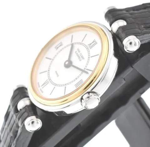 Van Cleef & Arpels 45.904 22mm Yellow gold and Stainless steel White 2