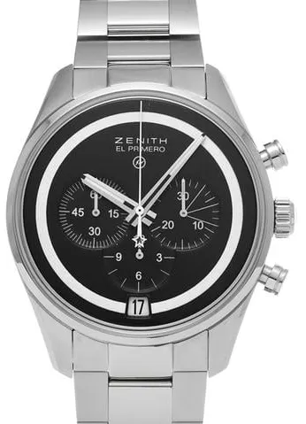 Zenith El Primero 36'000 VpH 03.2040.400 42mm Stainless steel Black