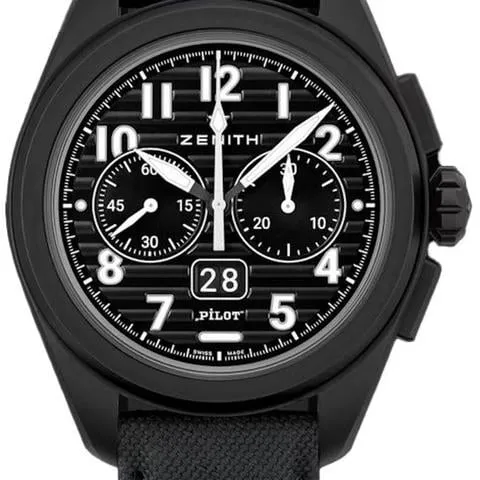 Zenith Pilot 49.4000.3652/21.I001 42.5mm Black ceramic Black