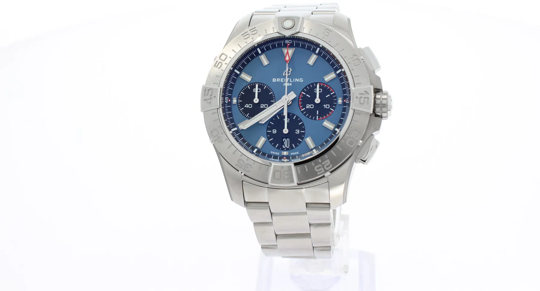 Breitling Avenger AB0147101C1A1 45mm Stainless steel Blue