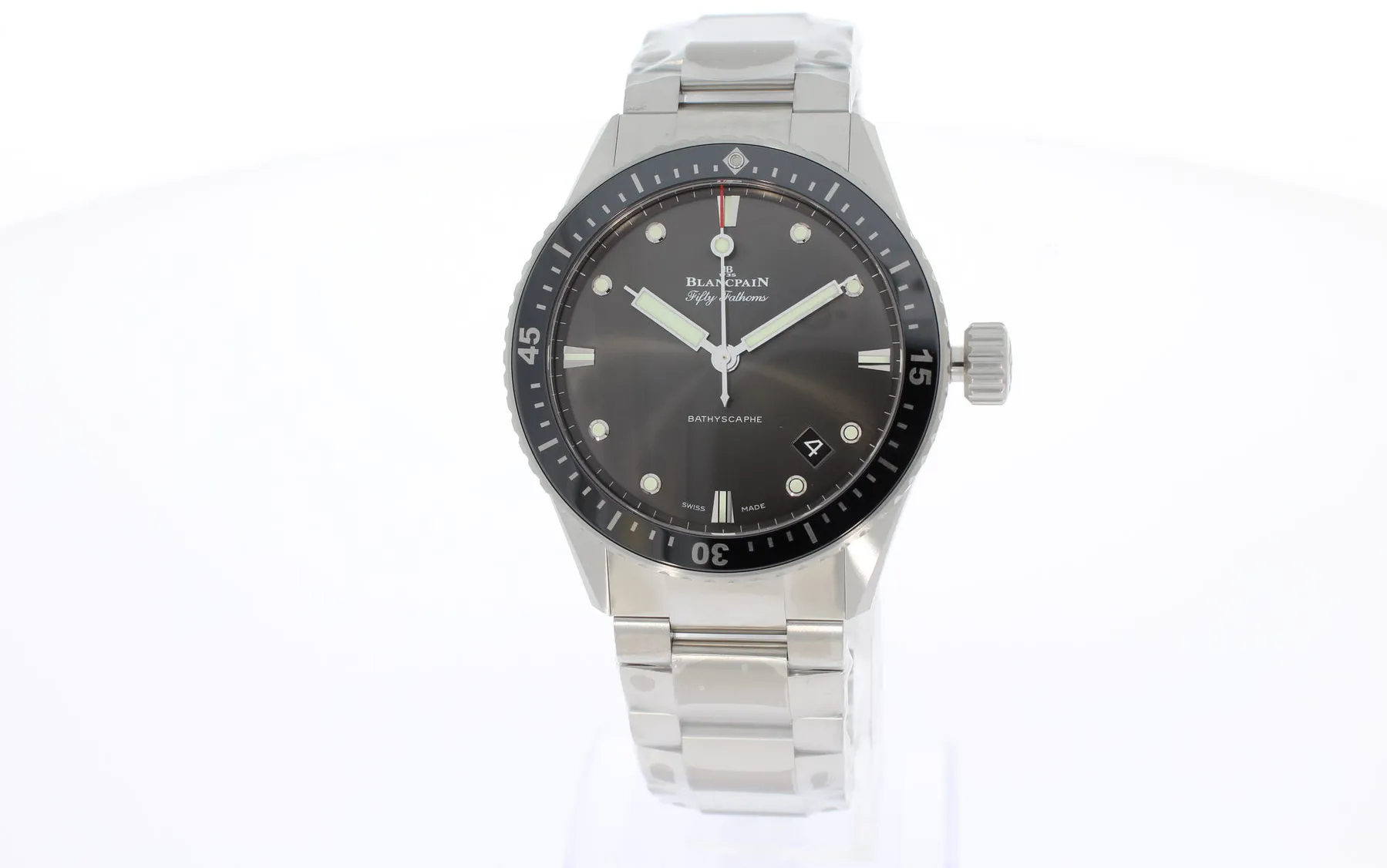 Blancpain Fifty Fathoms Bathyscaphe 71S 43mm Stahl degree