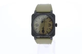 Bell & Ross Instruments BR03A-MIL-CE/SRB Black ceramic khaki