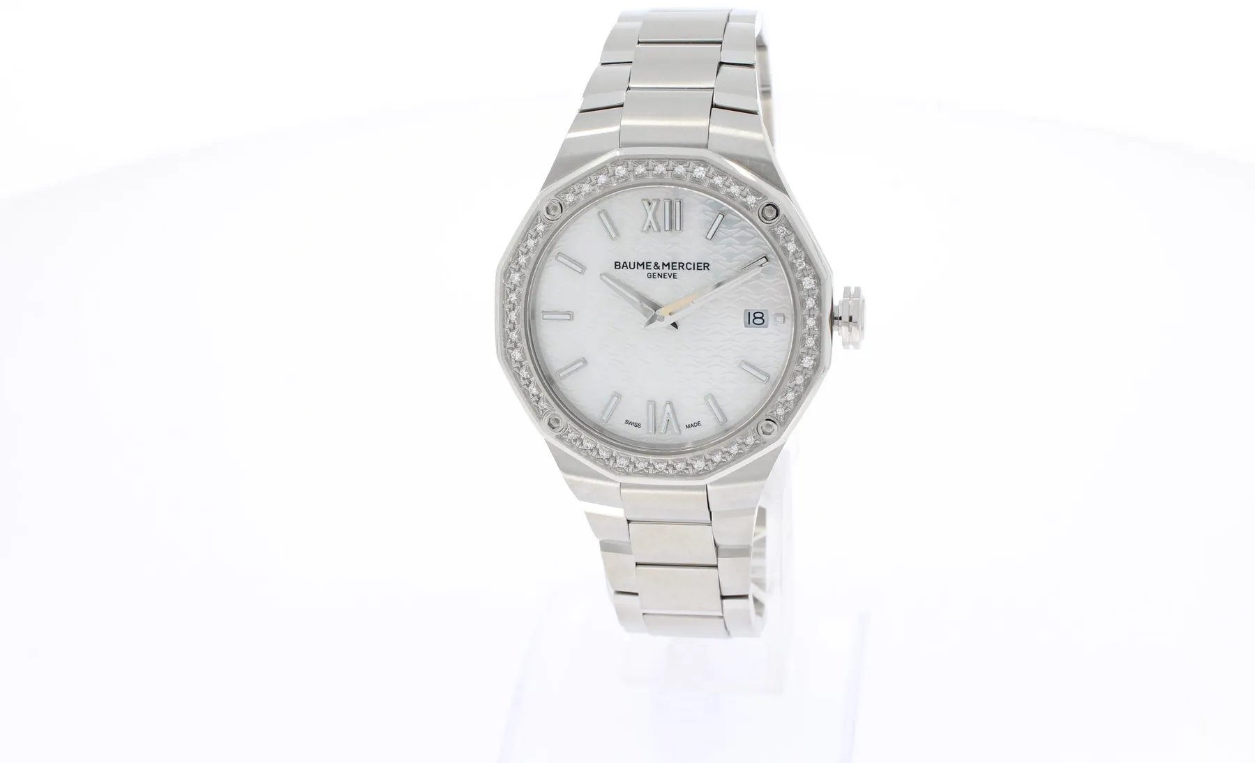 Baume & Mercier Riviera M0A10662 36mm Stahl Mother-of-pearl