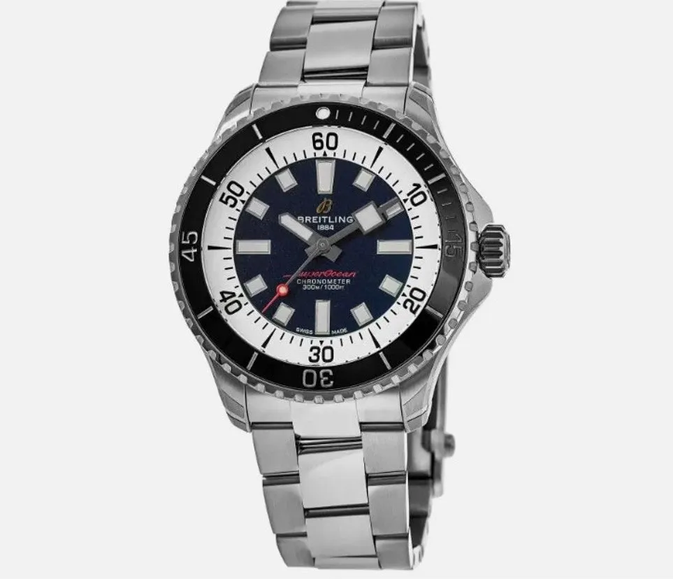 Breitling Superocean A17376211C1A1 44mm Stahl Blue